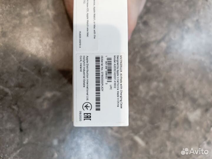 Apple AirPods 2 A2032,A2031,A1602 оригинал