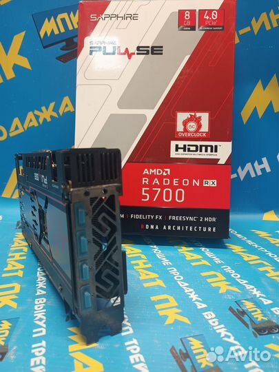 Видеокарта saphire RX 5700 8GB