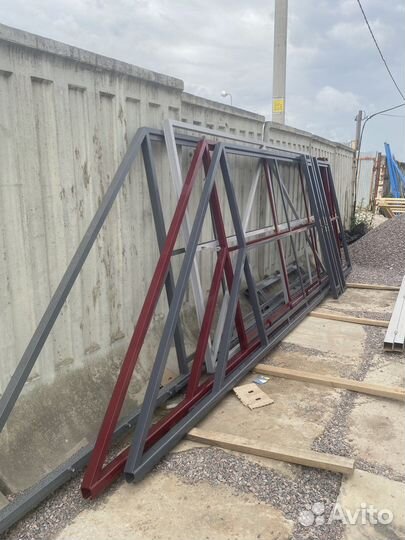 Откатные Ворота каркас 60х40+ П-Рамы В порошке