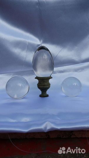 Яйцо из горного хрусталя