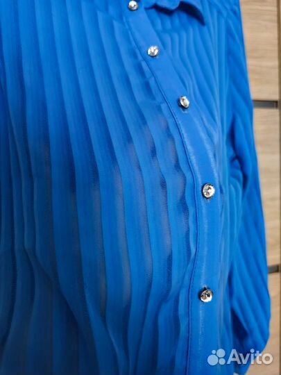 Блузка рубашка 44