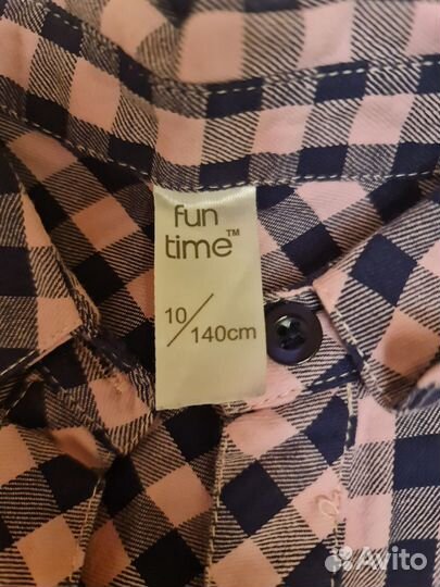 Платье рубашка fun time