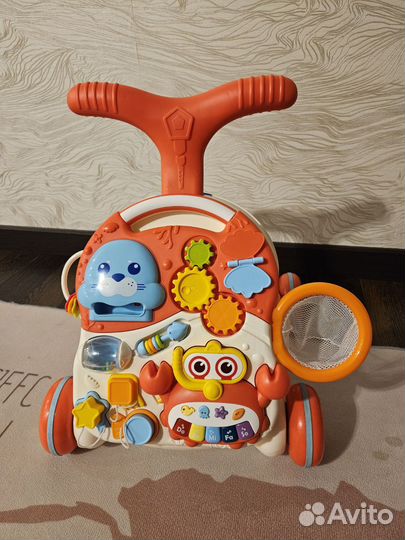 Каталка ходунки бизиборд столик