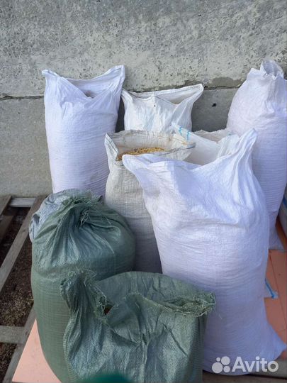 Опилки стружка в мешках