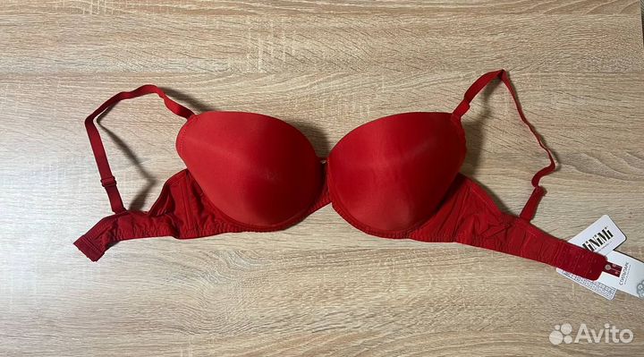 Бюстгальтер 75D Minimi Новый черный, красный, беже