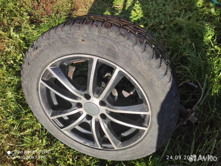 Литые диски 205/55,R16 на ford focus 2