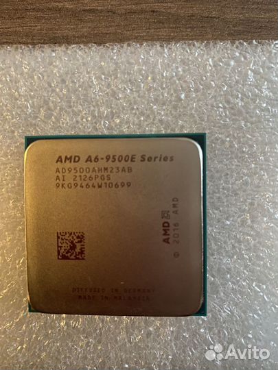 Центральный процессор AMD A6-9500E 2 x 3000 мгц