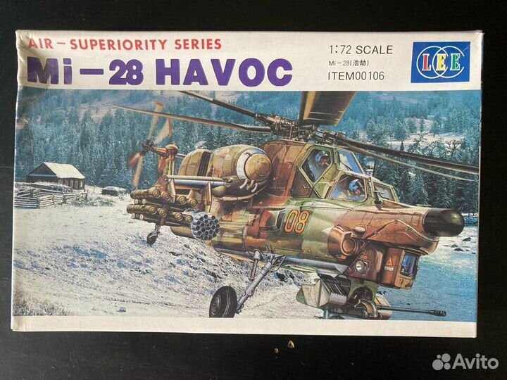 Сборная модель вертолёта MI - 28 havoc