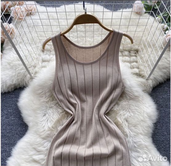 Трикотажное платье