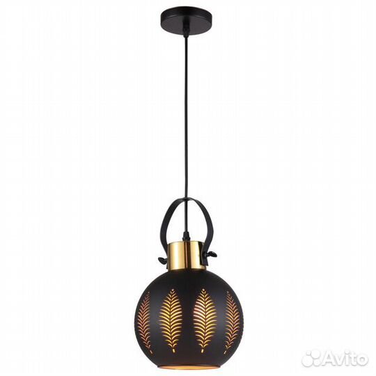 Светильник подвесной DE fran Лист Е27 1х60Вт метал