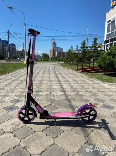 Самокат Rush Action городской розовый
