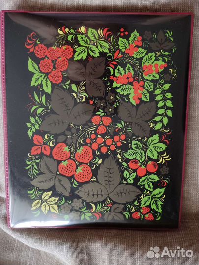 Альбом для фотографий открыток винтаж СССР хохлома