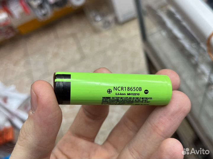 Аккумулятор Panasonic 18650 3200mAh 20A контакты