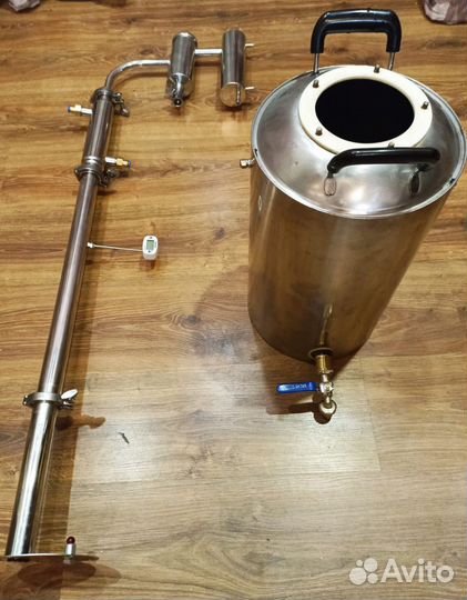 Самогонный аппарат бу,царга,дифлегматор,сухопарник