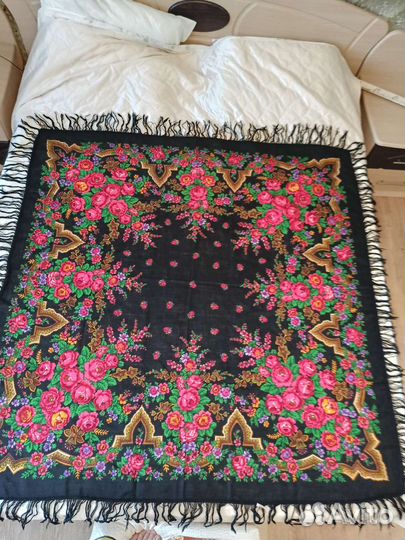 Павловопосадский платок шерстяной