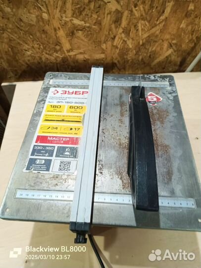 Плиткорез электрический водяной Зубр эп-180-600Н