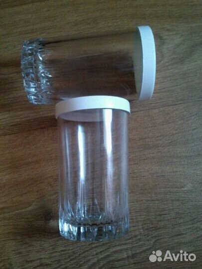 Стаканы кружки бокалы вазы стеклянные