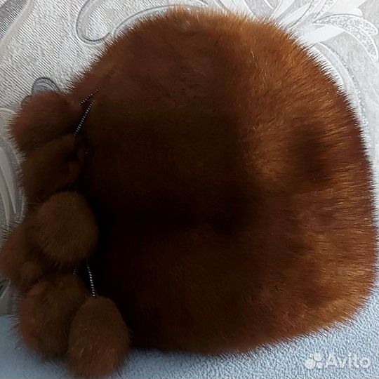 Шапка норковая женская