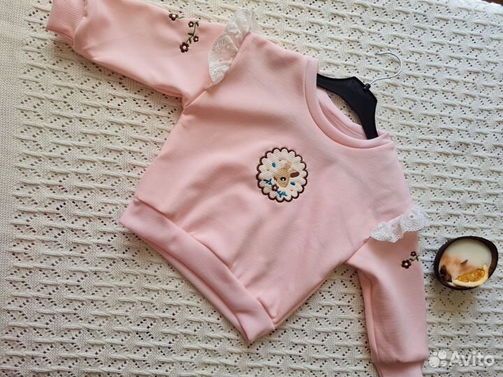 Кофточка для девочки 90-130