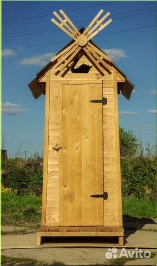 Дачный туалет с лебедем XDO