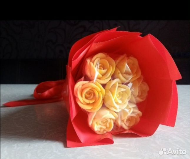 Розы из шоколада