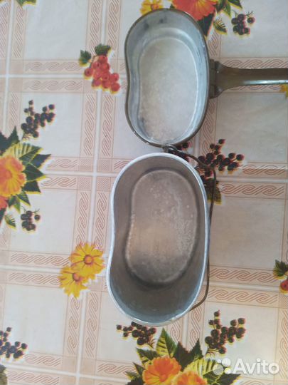 Фляжка и котелок армейские СССР