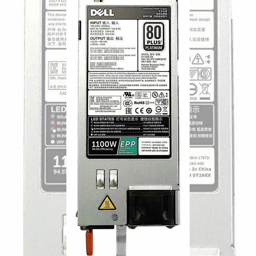 [D1100E-S0] Резервный Блок Питания Dell 1100w D1100e-S0