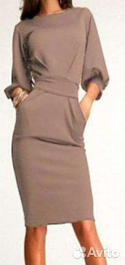 Платье стильное стрейч новое 46-48 р немецкое