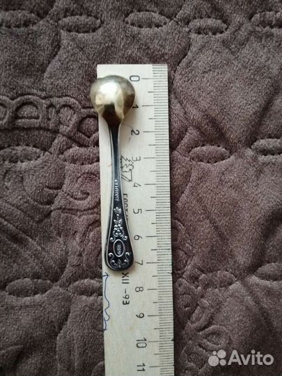 Чайная серебряная ложечка СССР