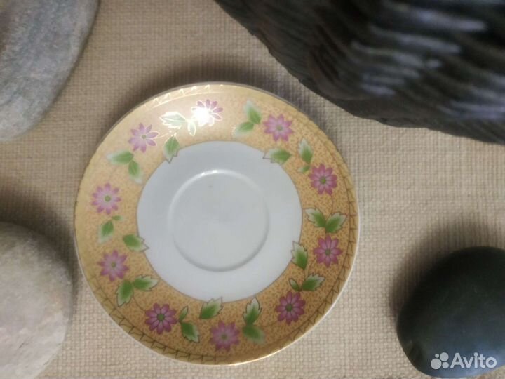 Чашки с блюдцами,четыре пары