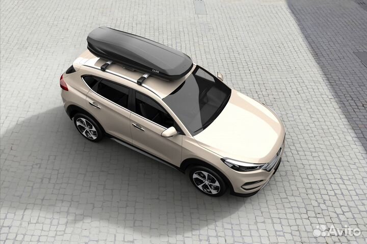 Автобокс багажник Lux Irbis 206 для Hyundai Tucson