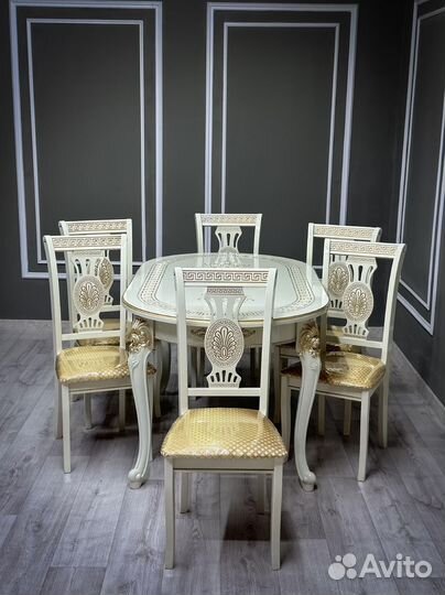 Стол и стулья от производителя. В наличии