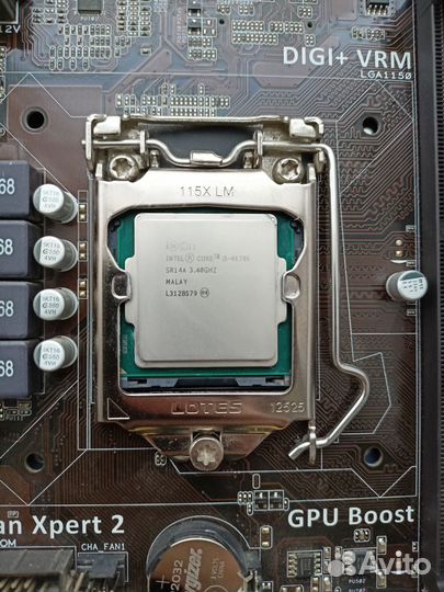 Мат. плата + процессор + озу