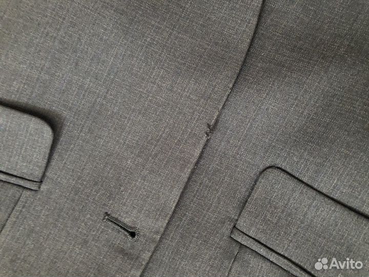 Школьный костюм на мальчика темно-серый