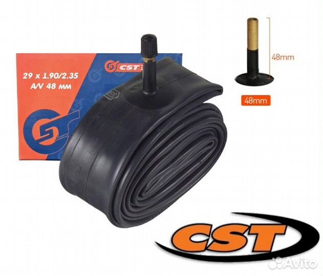 Камера велосипедная CST 29x1.90/2.35 A/V 48 мм