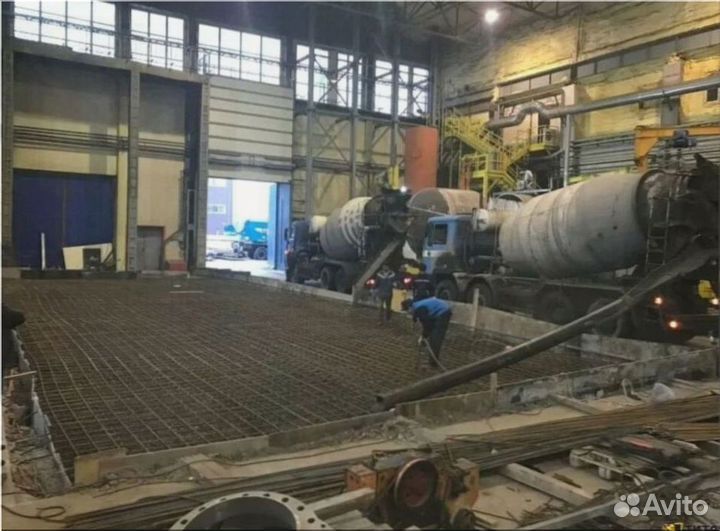 Доставка бетона миксером