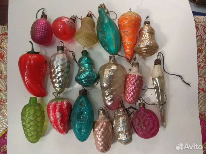 Елочные игрушки СССР