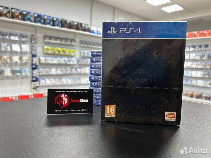 Диск Dark Souls Trillogy PS4