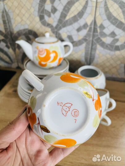 Советский чайный сервиз
