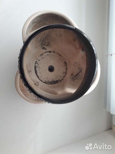 Кашпо керамика новое