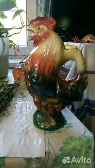 Кувшин петух, керамика