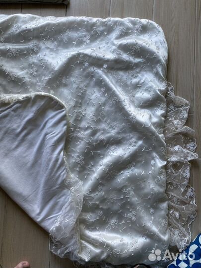 Детское одеяло ажурное