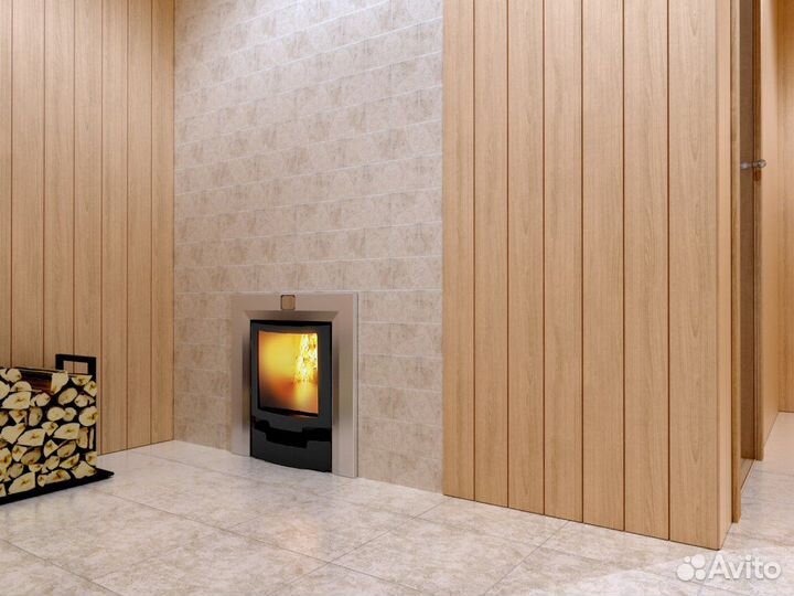 Печь для бани Теплодар Русь-сетка 12 Л Панорама