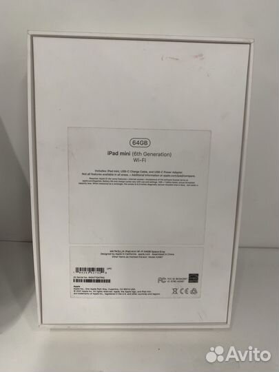Планшет Apple iPad mini 2021, 64 гб, Wi-Fi