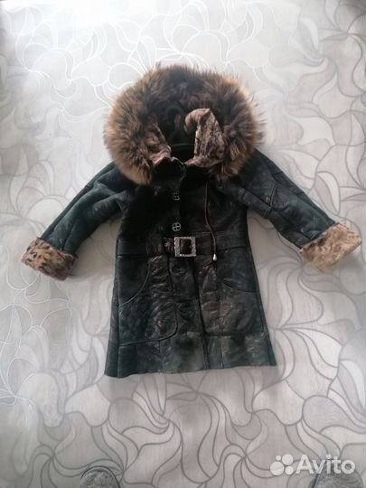 Дубленка для девочки