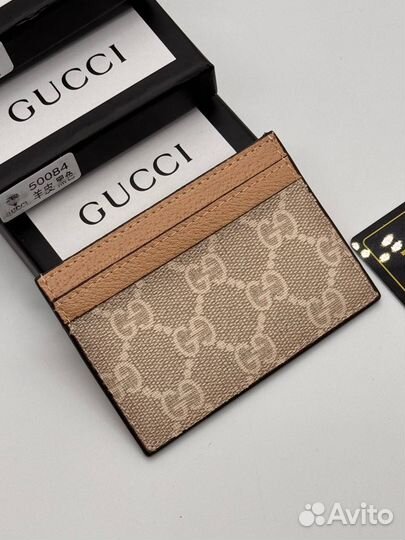 Картхолдер Gucci натуральная кожа