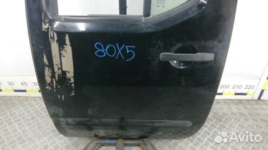 Дверь задняя левая nissan navara D40 (80X05FG01)