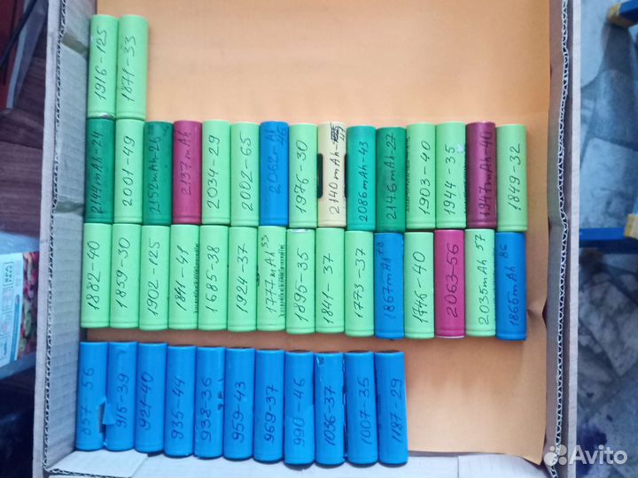 Аккумуляторы бу 18650