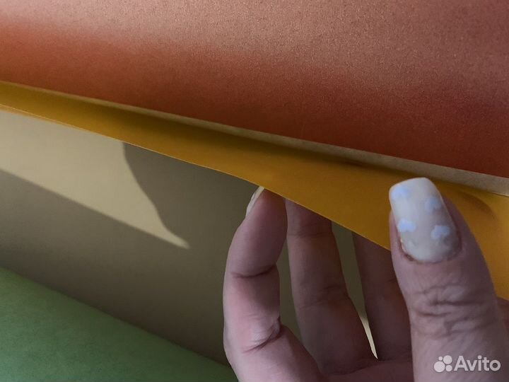 Калька тонкая с рисунком и без