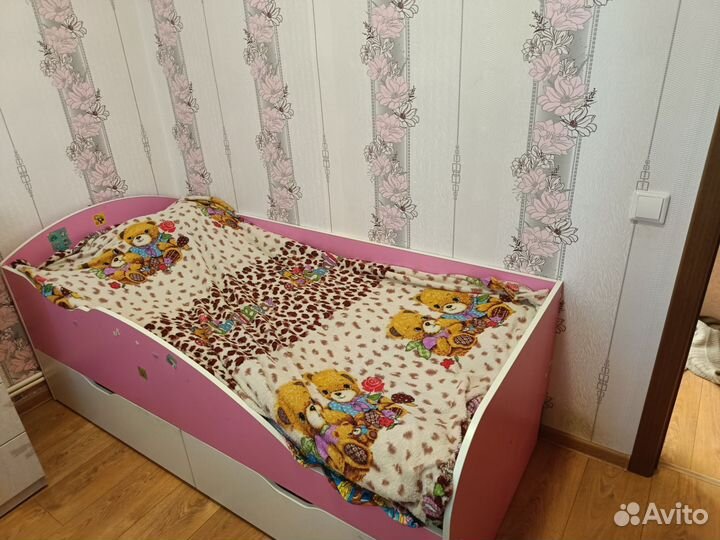 Детская кровать от 3 лет для девочки